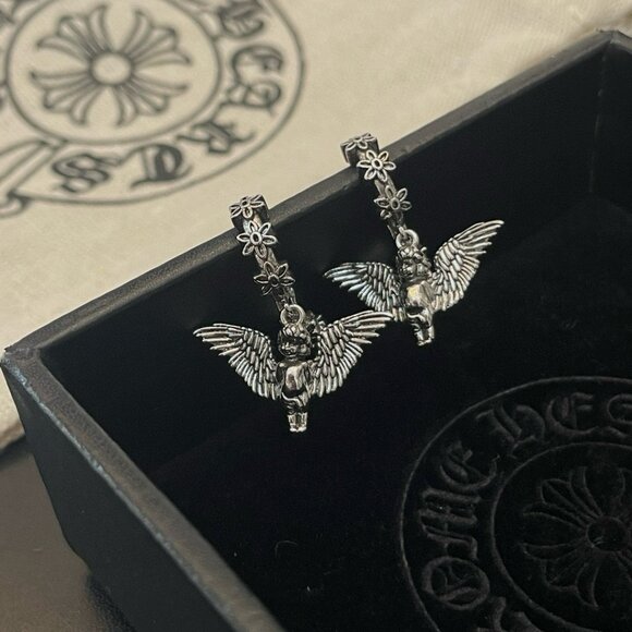 Chrome Hearts Angel Earrings - Picture 6 of 7